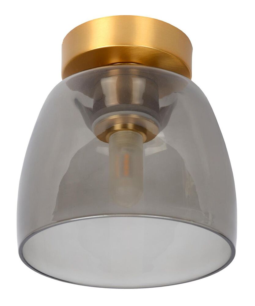 SELSEY Plafon łazienkowy Tyler szaro-złoty