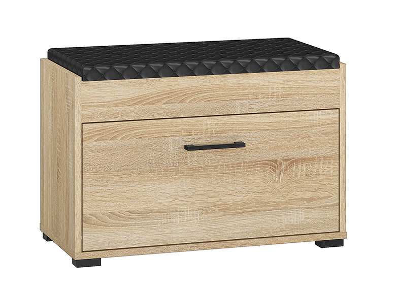 SELSEY Szafka na buty Mafro z siedziskiem 70 cm Sonoma jasna