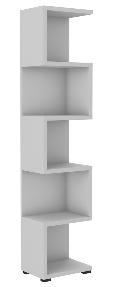 SELSEY Regał otwarty Mertins 42 cm szary wysoki