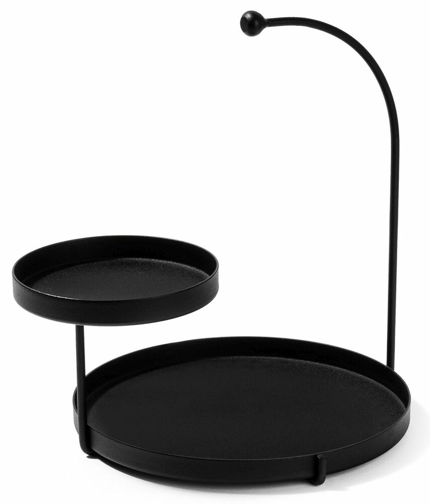 SELSEY Organizer Knidos metalowy czarny