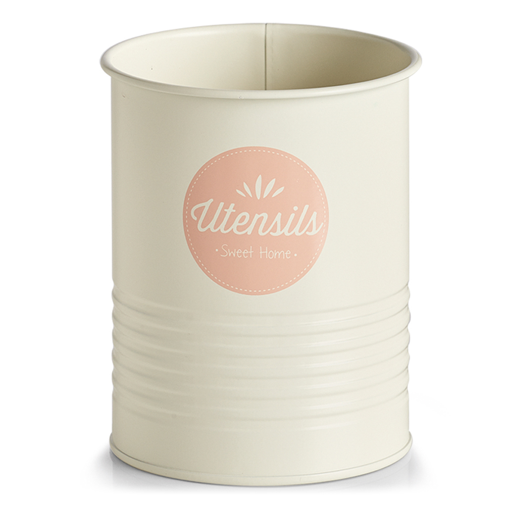 SELSEY Puszka na sztućce Dozia kremowa