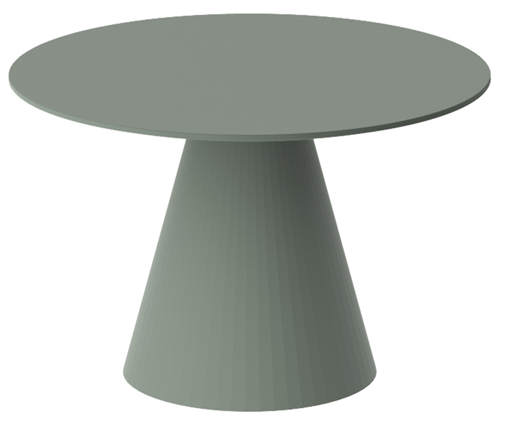 SELSEY Stolik kawowy Ritelly okrągły 80 cm zielony mat
