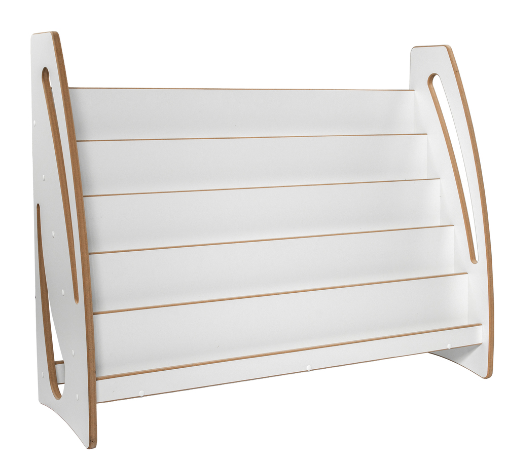 SELSEY Regał na książki i kolorowanki Ferioles 100cm biały - Certyfikat EN 71