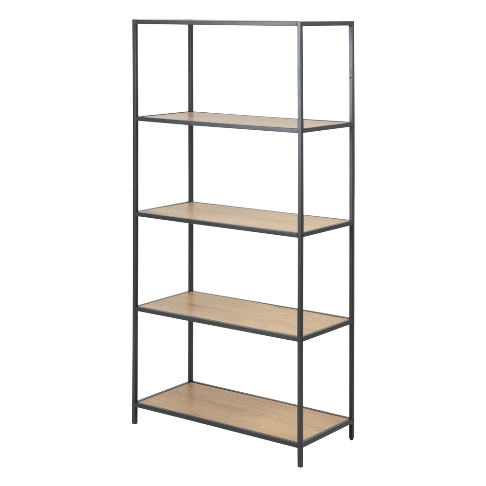 SELSEY Regał Krapina 150 cm dąb