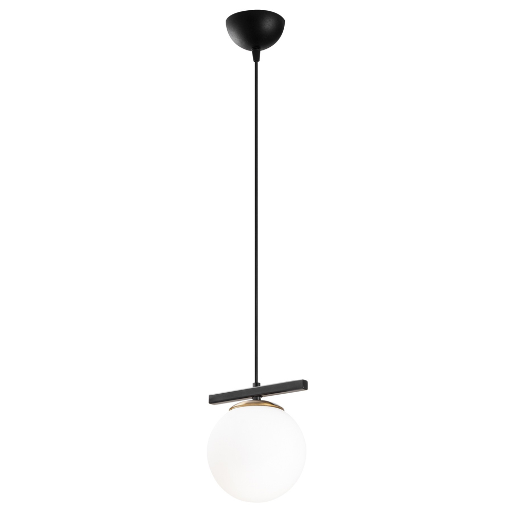 SELSEY Lampa wisząca Illurked 124 cm czarno-miedziana