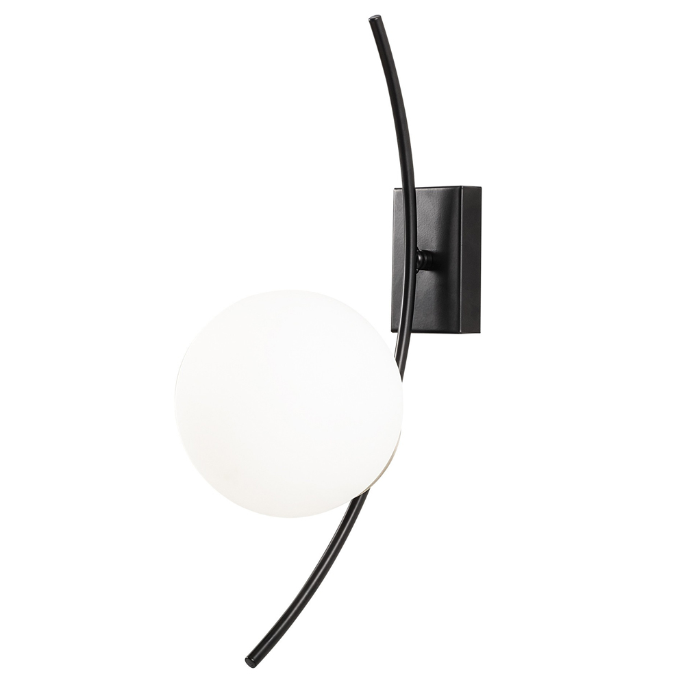 SELSEY Kinkiet ścienny Mahander czarny