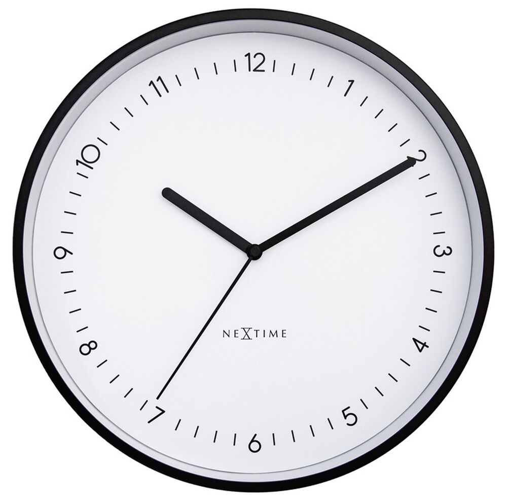 SELSEY Zegar ścienny Berlin średnica 30 cm biały