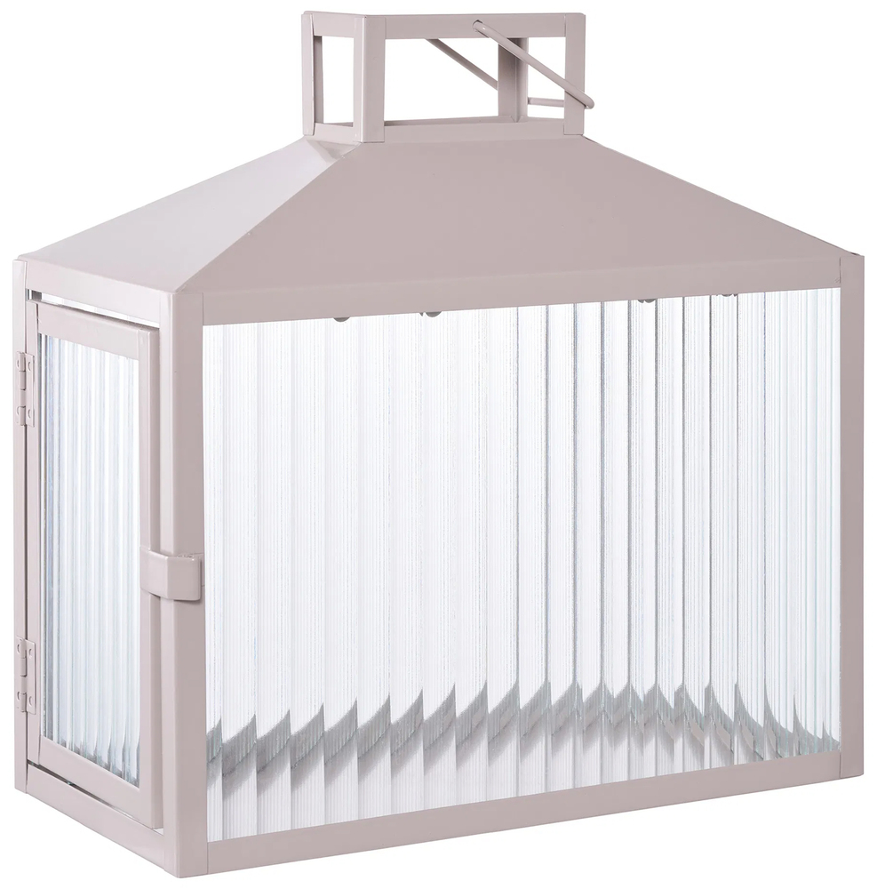 SELSEY Latarenka Percive metalowa jasnobeżowa