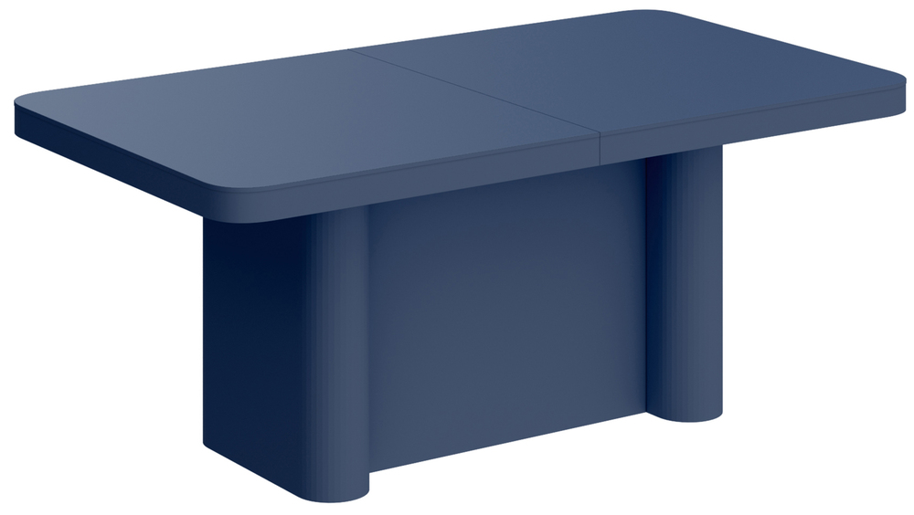 SELSEY Stół rozkładany Dictivve 160-412x100 cm granatowy mat