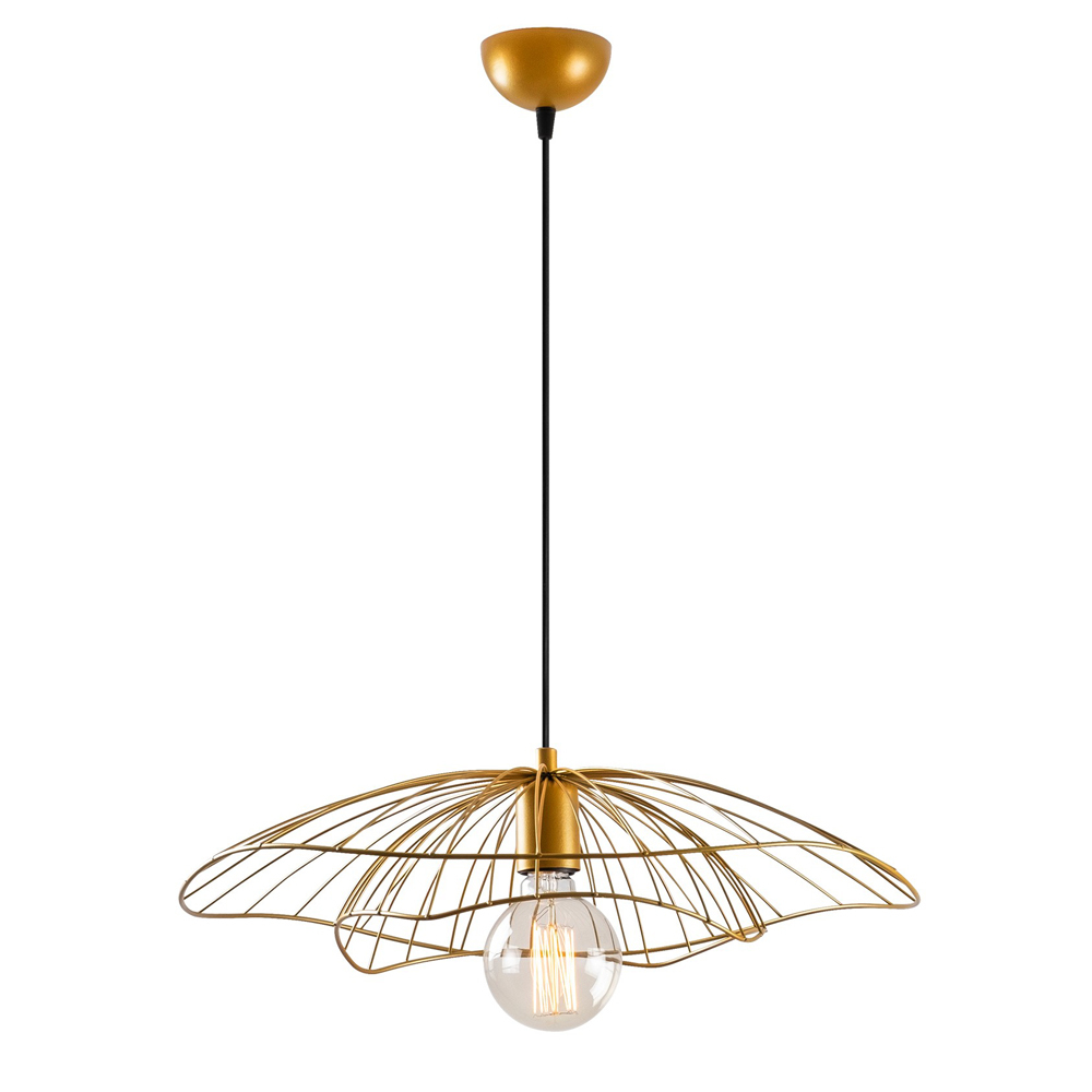 SELSEY Żyrandol Solanum złoty