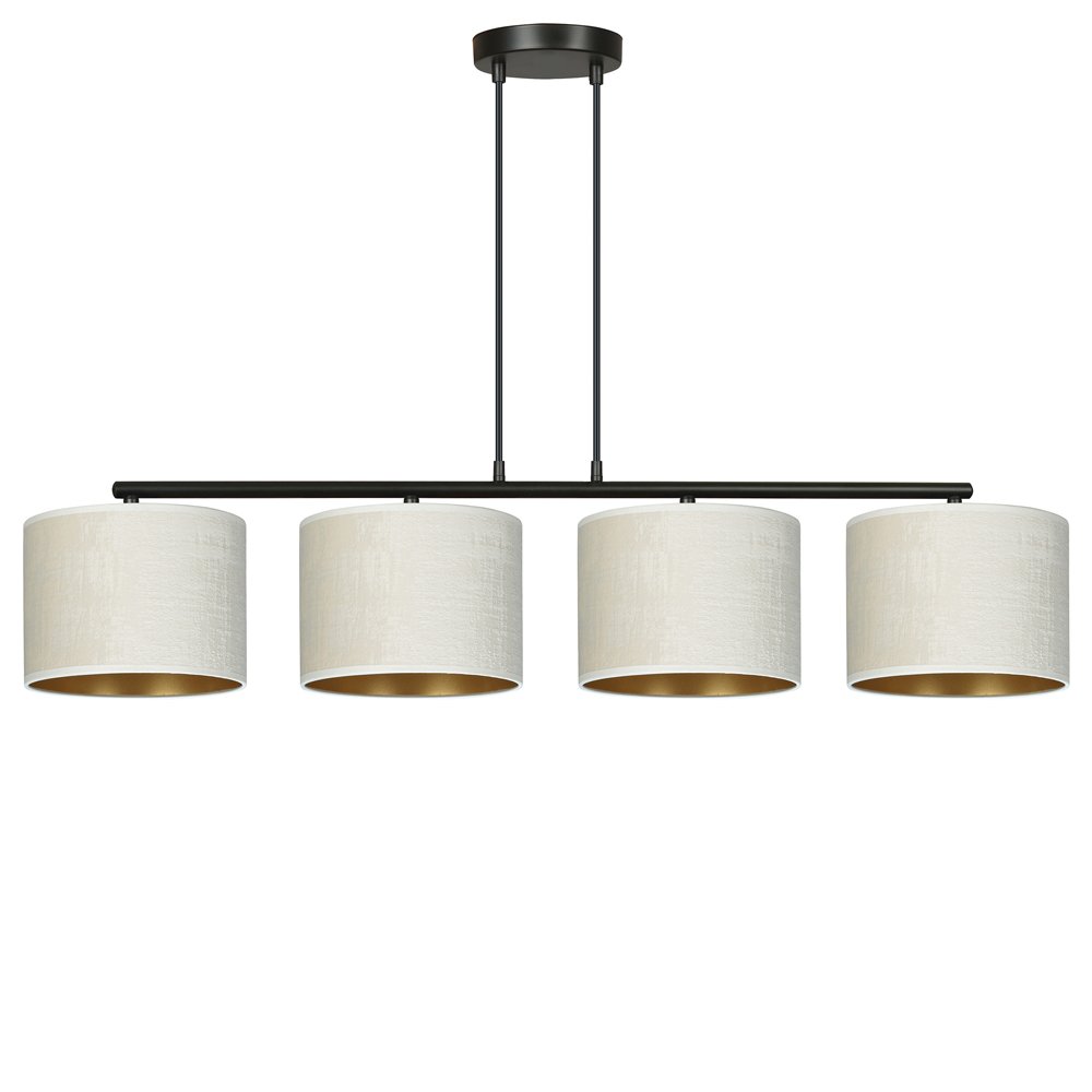 SELSEY Lampa wisząca Hellid x4 97 cm biała