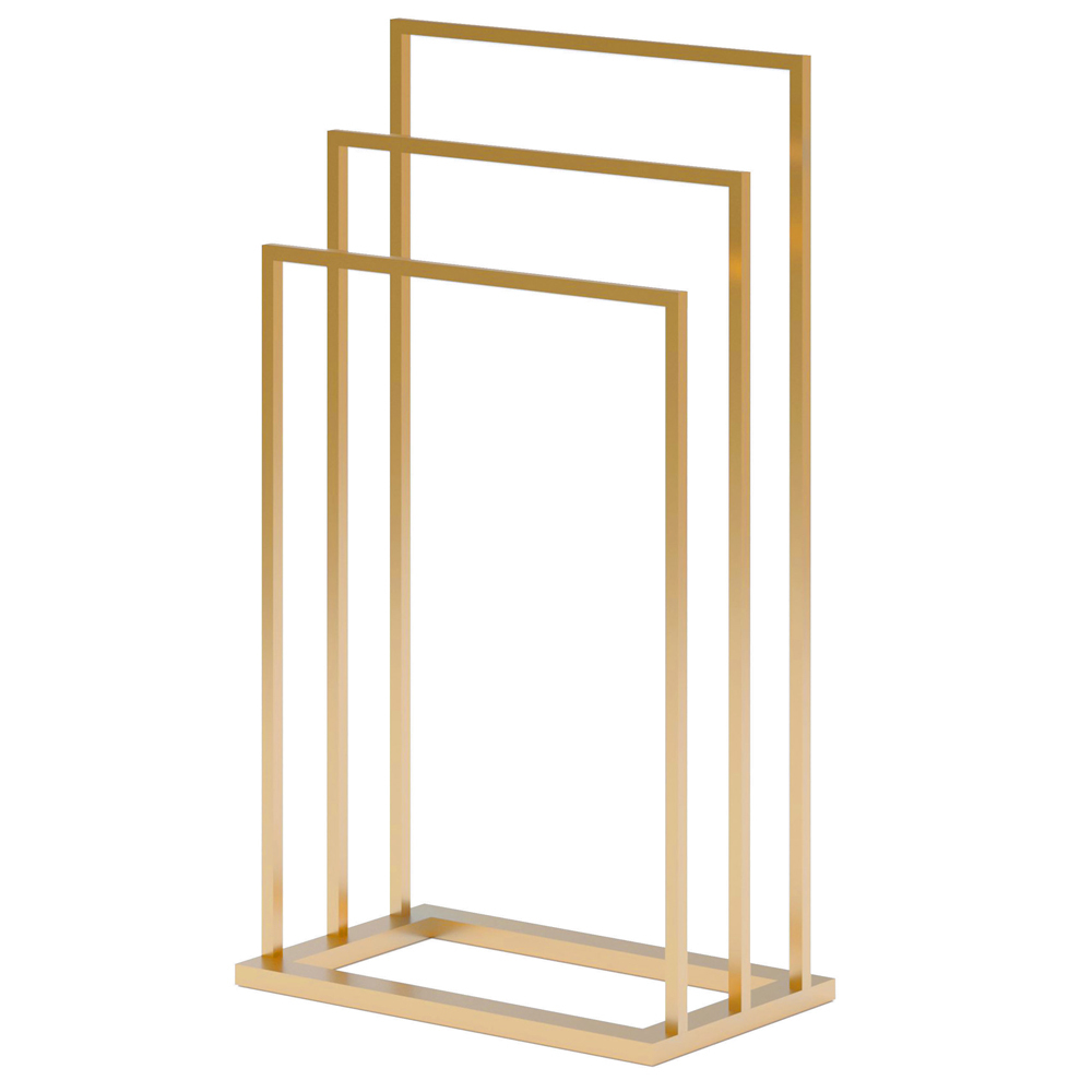 SELSEY Wieszak na ręczniki Hagier stojący złoty