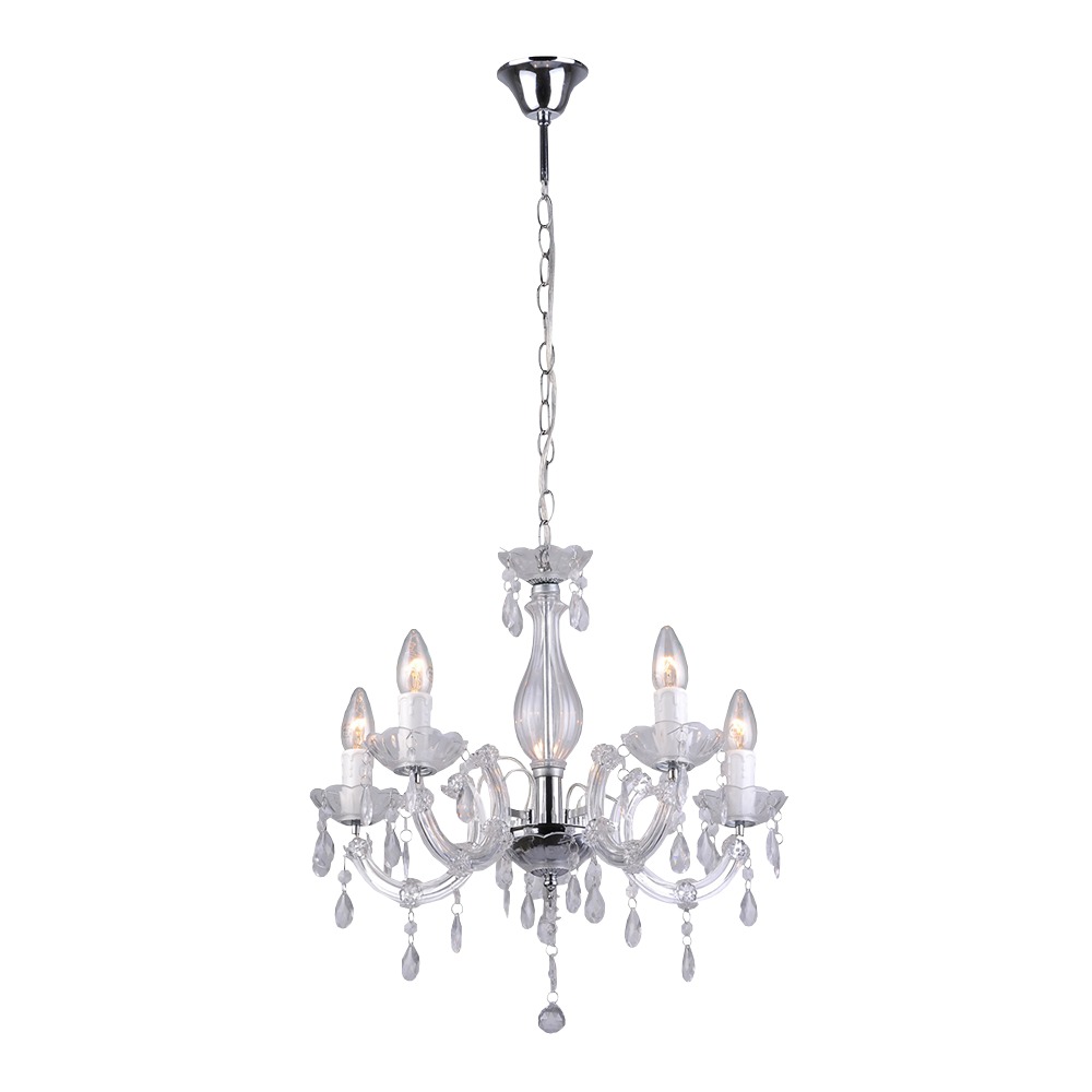 SELSEY Żyrandol Champ biały