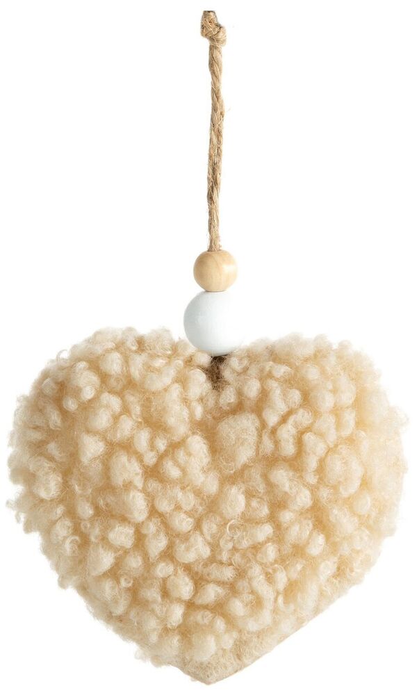 SELSEY Zestaw dwunastu ozdób choinkowych Huppos w kształcie serca
