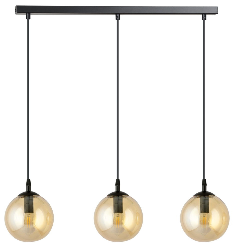 SELSEY Lampa wisząca Fregene miodowa x3