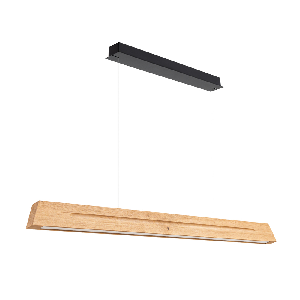 SELSEY Lampa wisząca Skog LED 120 cm dąb 4000K