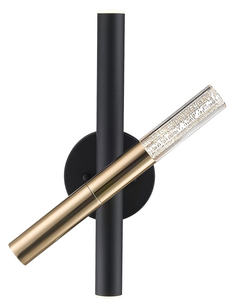 SELSEY Kinkiet ścienny Calixta LED złoto-czarny