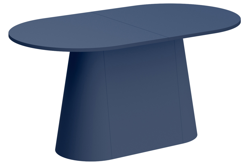 SELSEY Stół rozkładany Ferbenne 160-208x89 cm granatowy mat