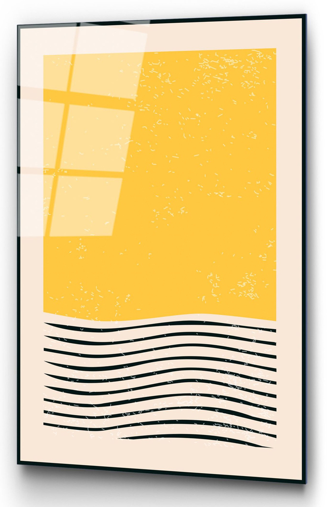 SELSEY Obraz Onybill 65x45 cm żółte tło