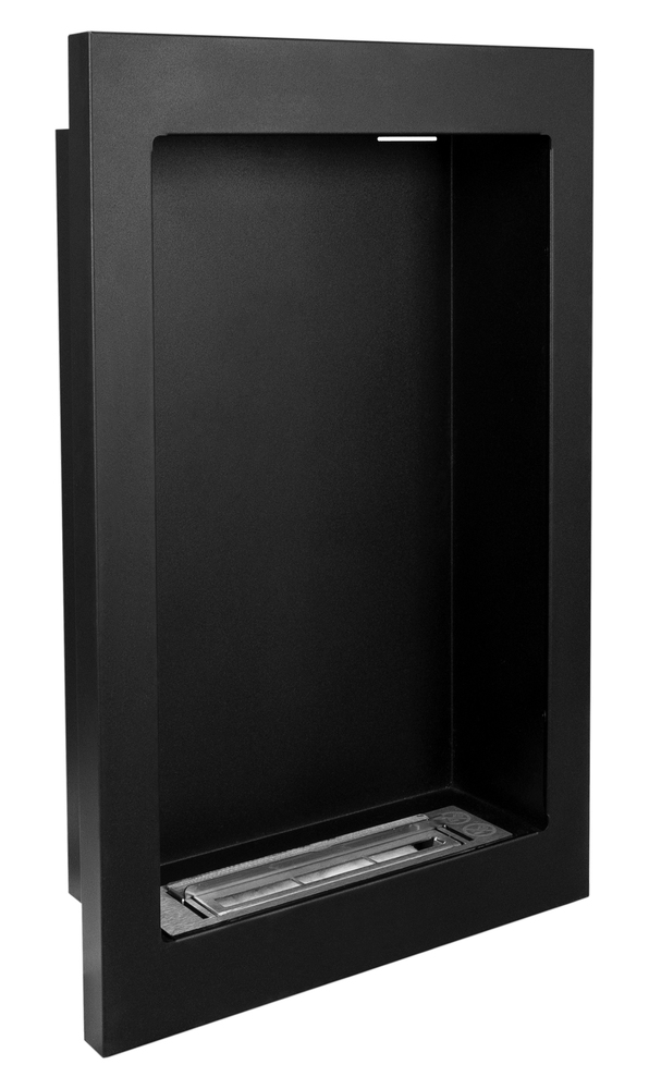 SELSEY Biokominek wiszący z możliwością zabudowy Diverall 61x39 cm czarna stal