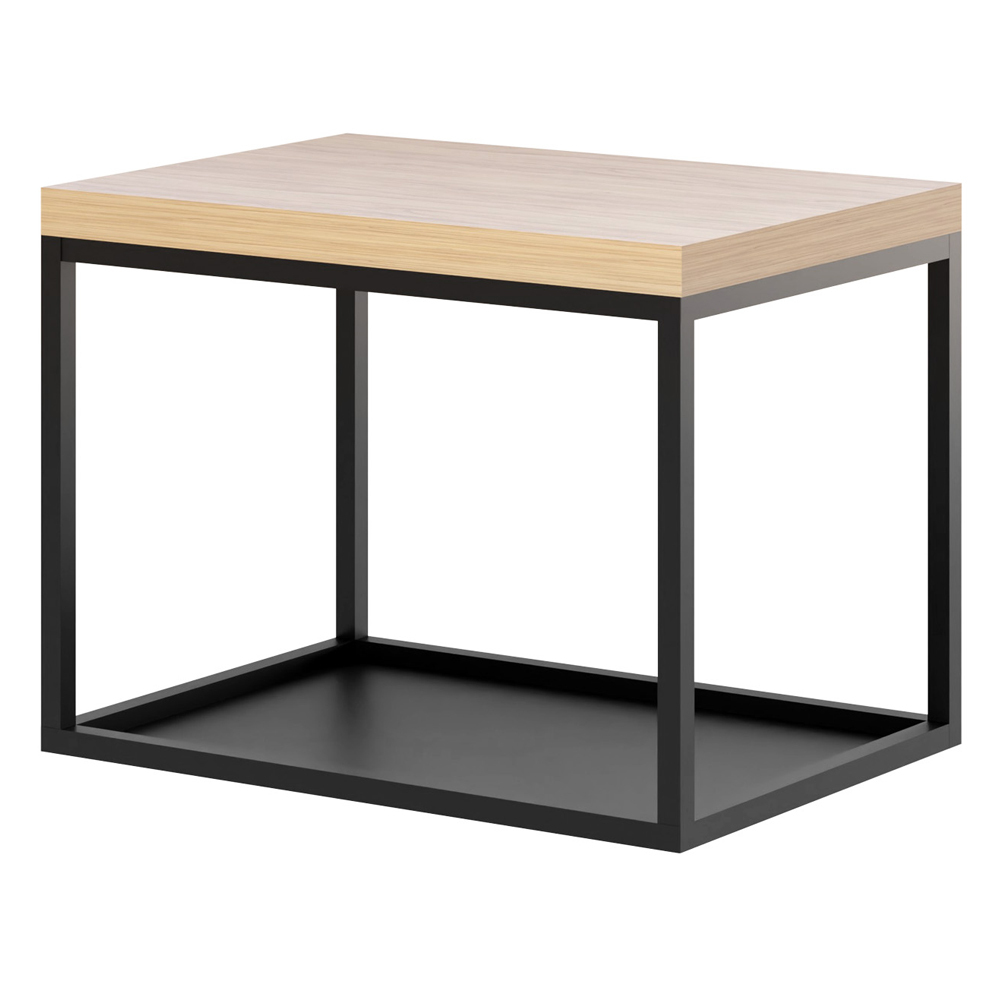 SELSEY Szafka pod umywalkę 35x60 cm Trinso wisząca z półką czarna