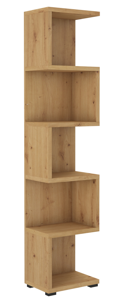 SELSEY Regał otwarty Mertins 42 cm dąb artisan wysoki