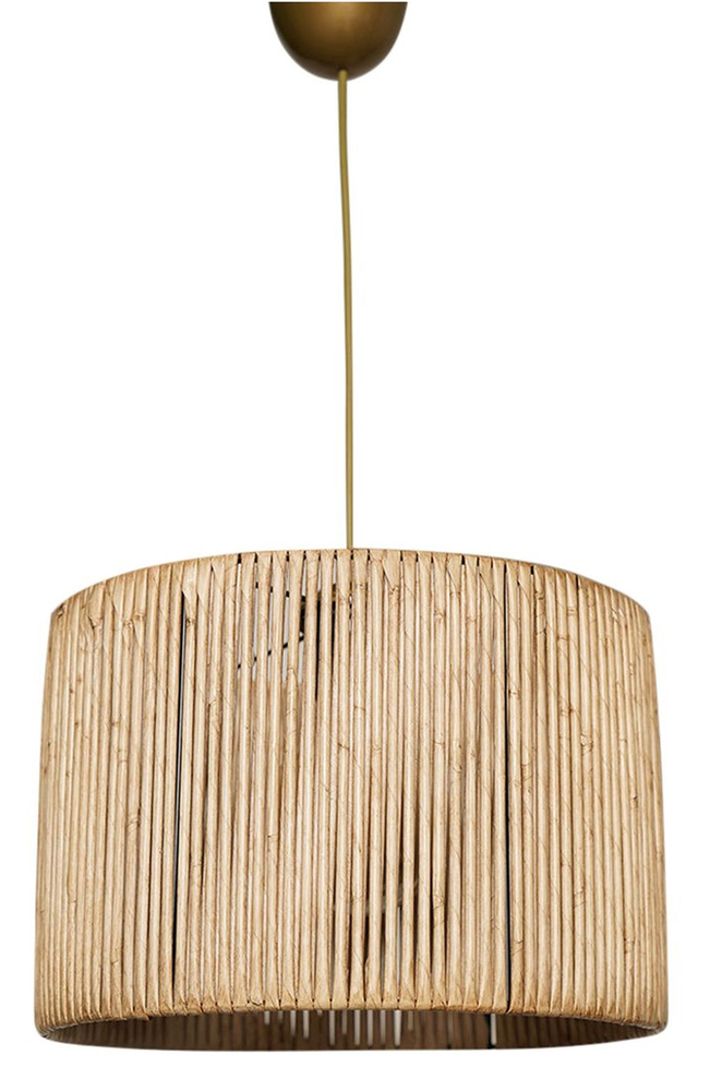 SELSEY Lampa wisząca Viselfe średnica 30 cm walec