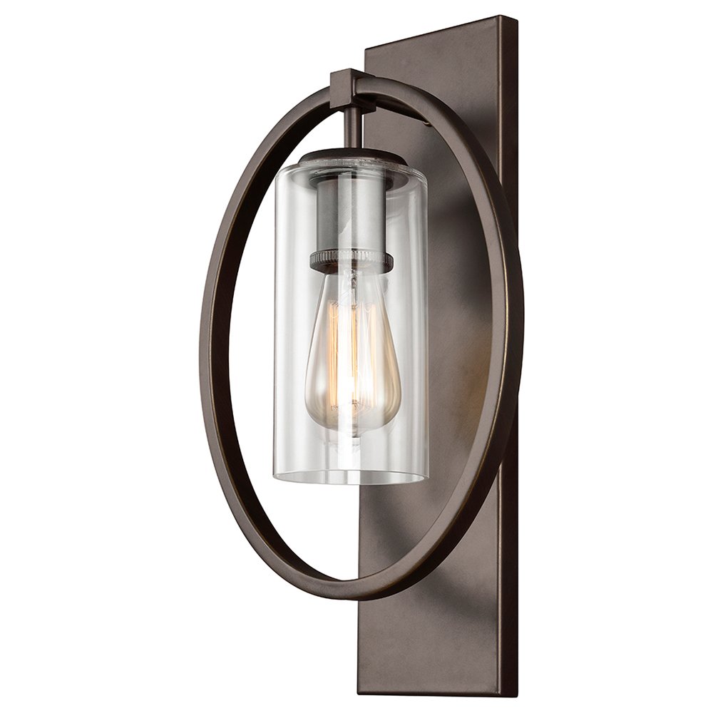 SELSEY Kinkiet ścienny Mirly w okręgu brązowy