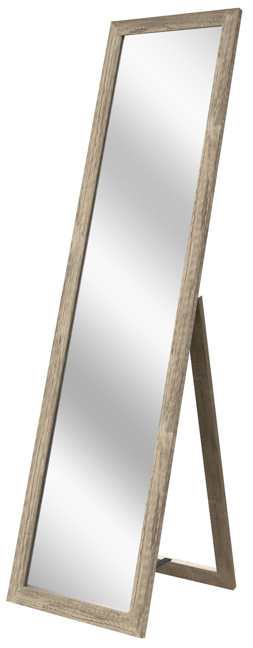 SELSEY Lustro stojące Ferlows 146x46 cm brązowe