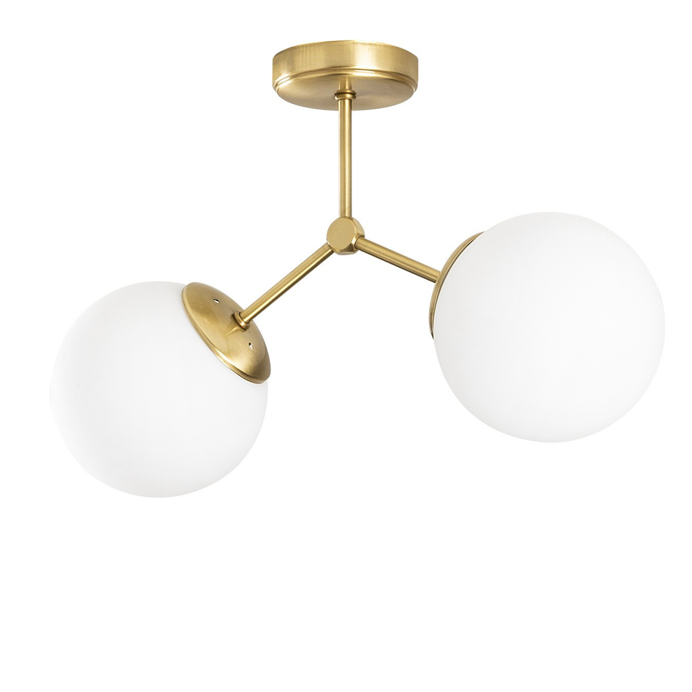 SELSEY Lampa sufitowa Beid x2 złota