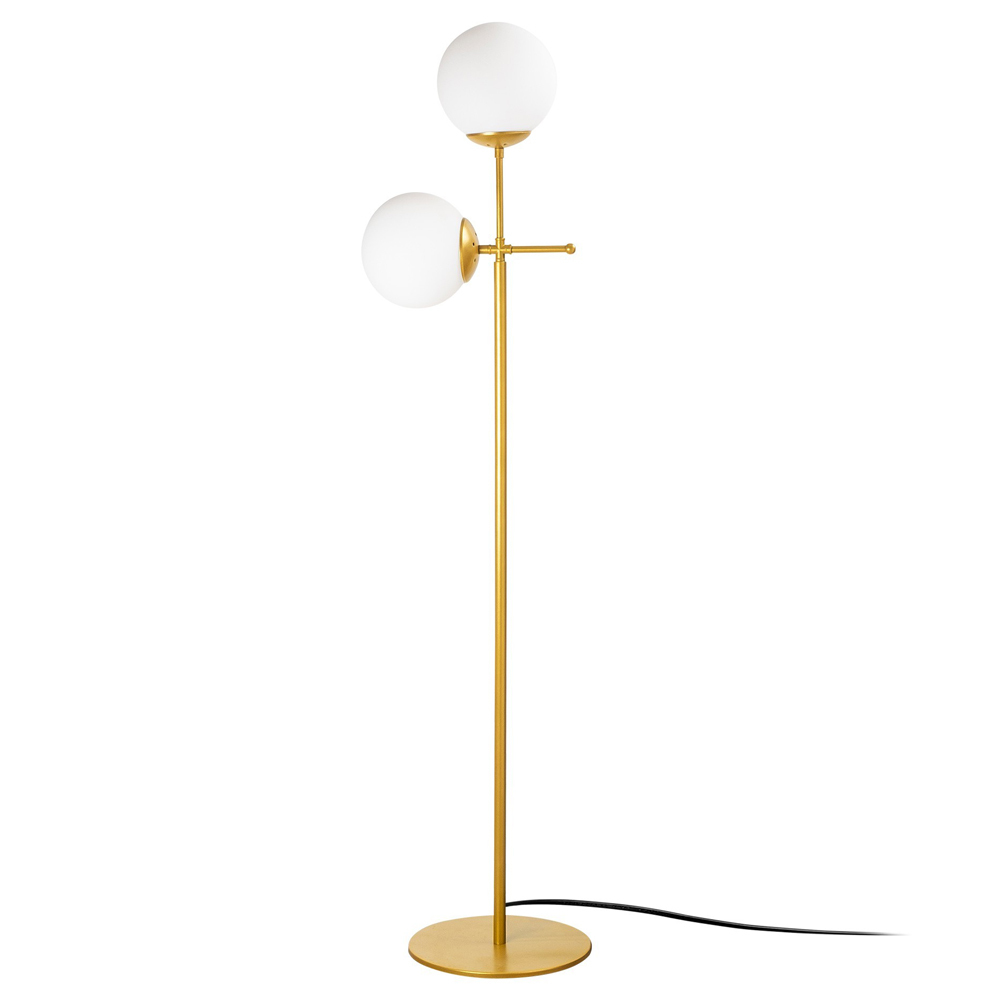 SELSEY Lampa stojąca Tuiren x2 złota