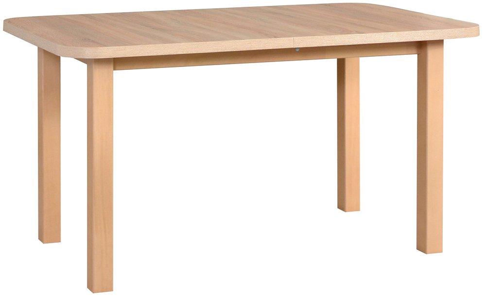 SELSEY Stół drewniany do jadalni rozkładany Reeveli 140-180x80 cm dąb sonoma