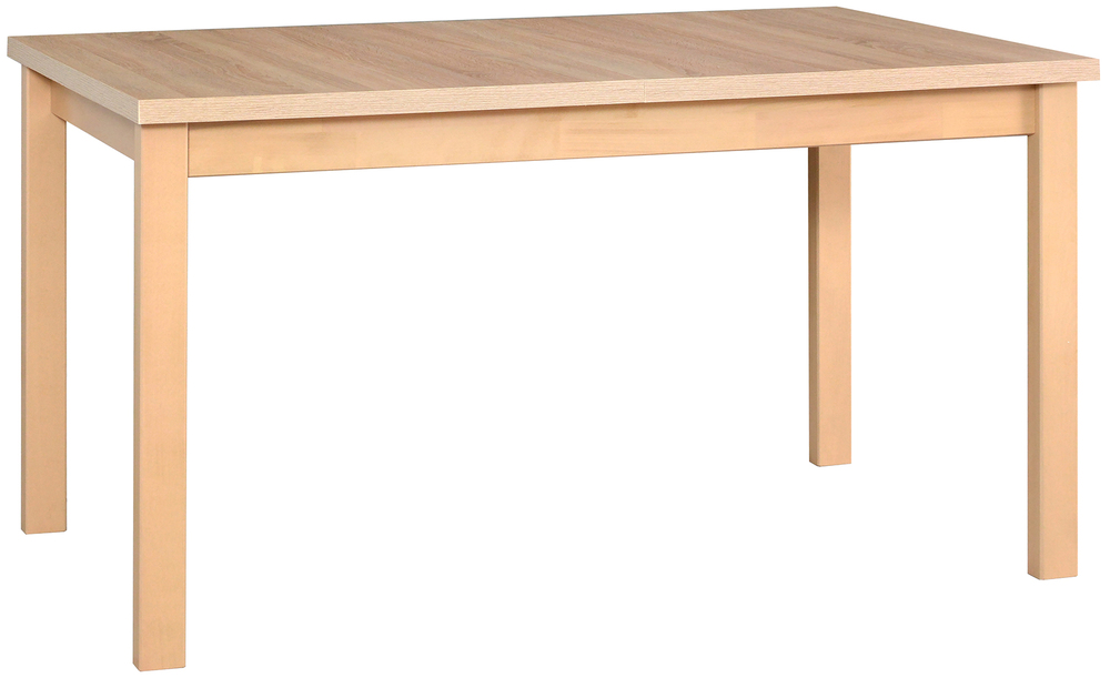 SELSEY Stół drewniany do jadalni rozkładany Moized 140-180x80 cm dąb sonoma