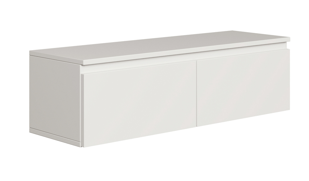 SELSEY Szafka RTV Bemmi wisząca 100 cm biały