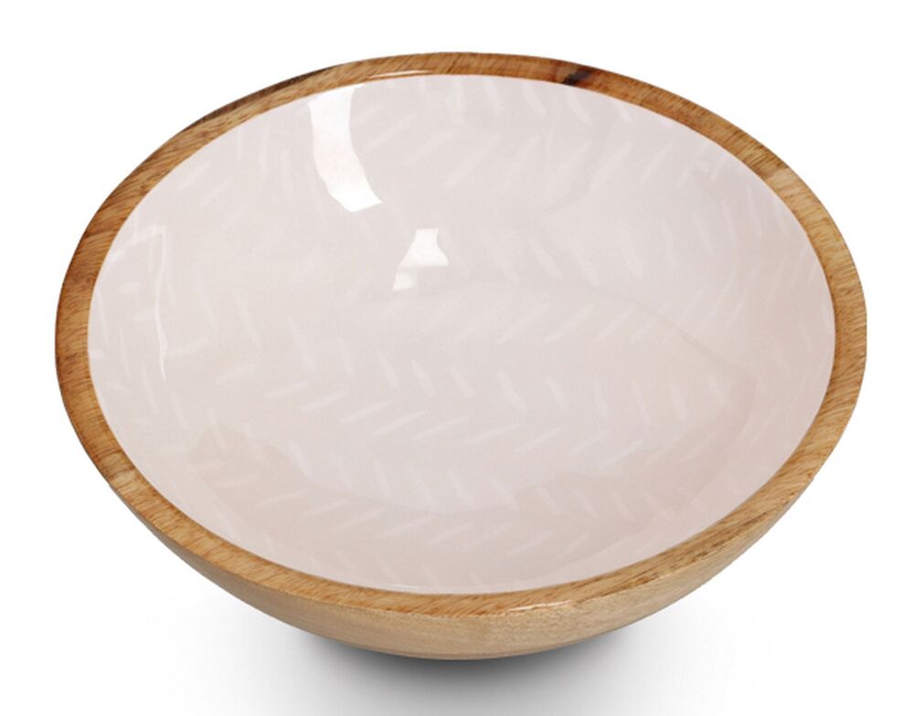 SELSEY Miska Cherrey 20x6 cm drewno mango beżowa