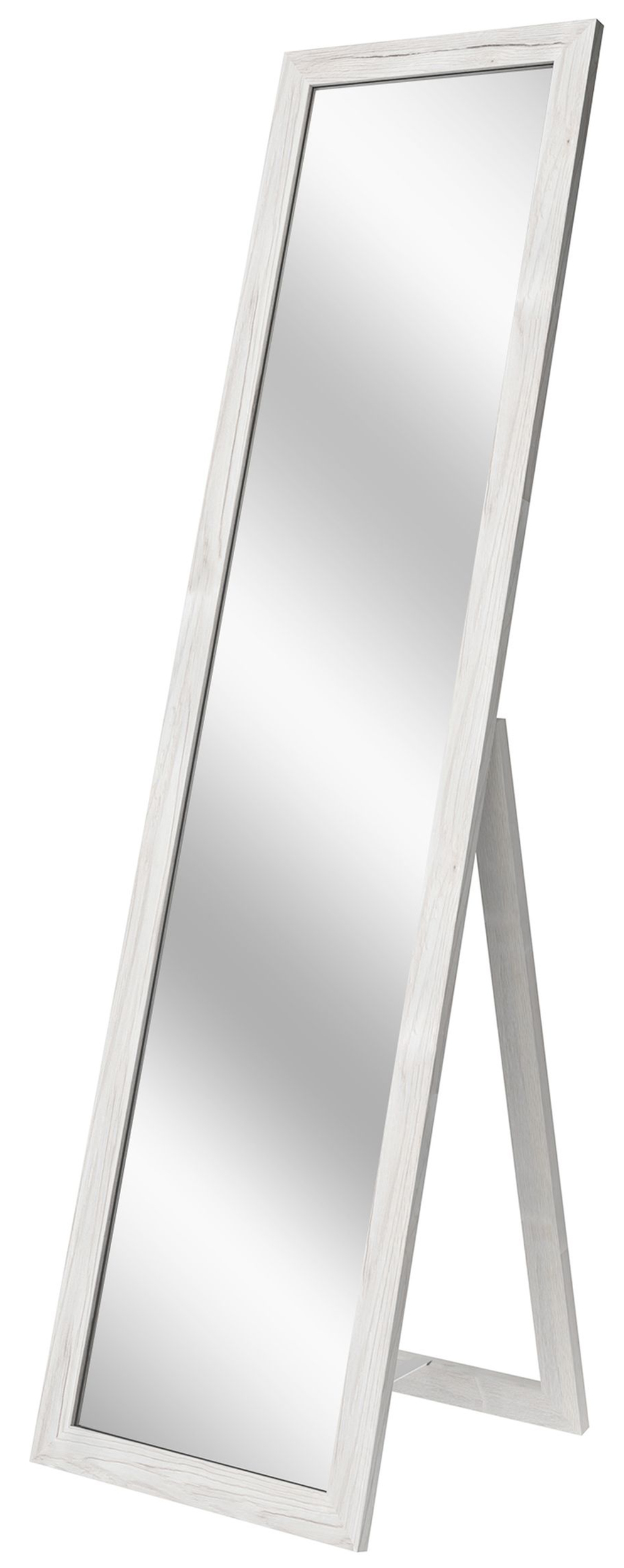 SELSEY Lustro stojące Ferlows 146x46 cm białe drewno