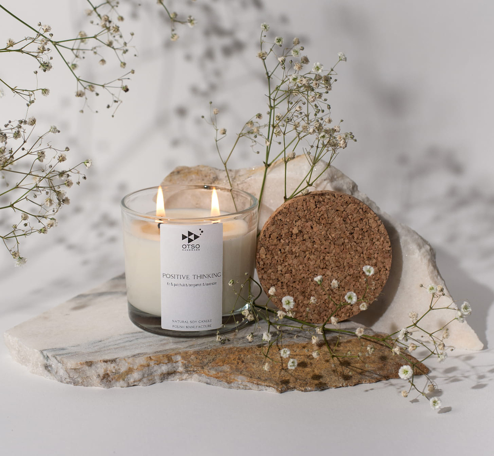 SELSEY Świeca sojowa zapachowa Positive Thinking 250 ml