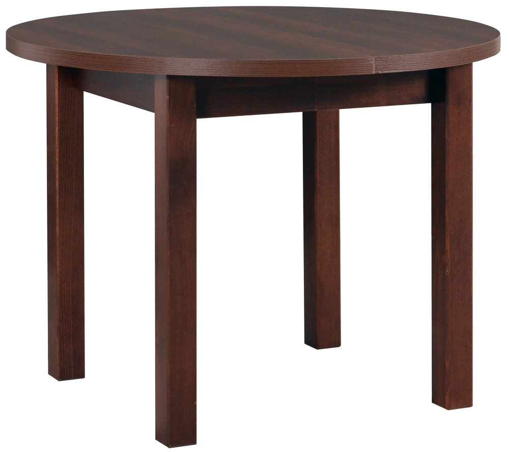 SELSEY Stół drewniany do jadalni rozkładany Clinver 100-180x100 cm orzech