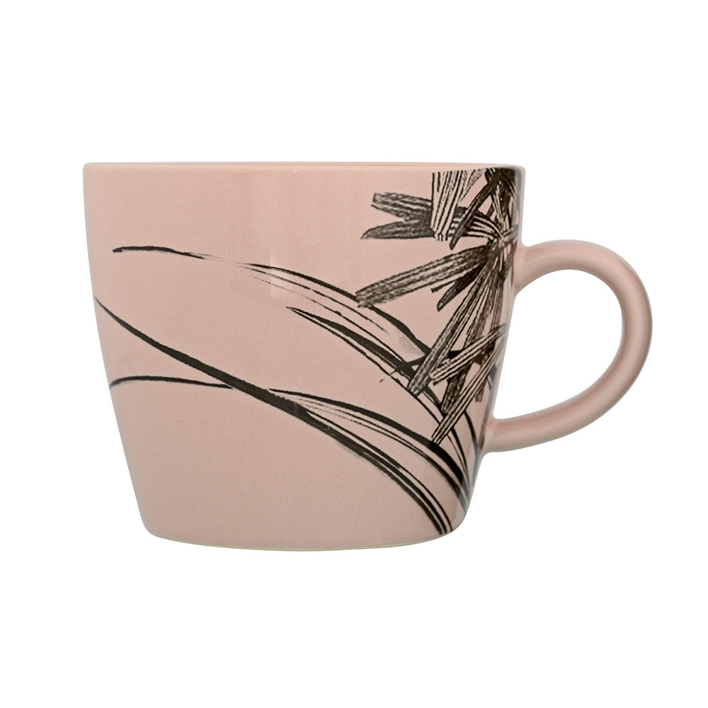 SELSEY Kubek Bloomingville Vinok z kamionki różowy