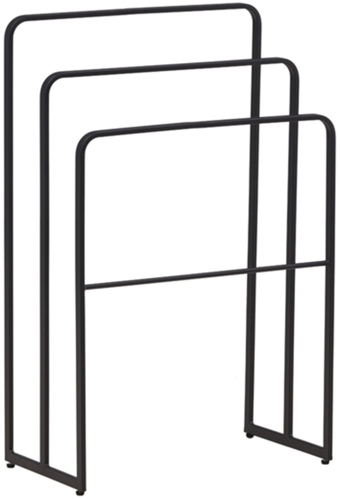 SELSEY Wieszak na ręczniki Drammen czarny