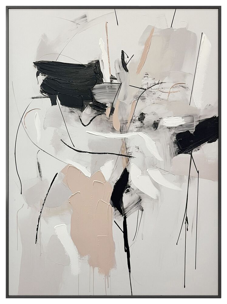 SELSEY Obraz w ramie Traffic 100x70 cm z ręcznie malowanymi elementami