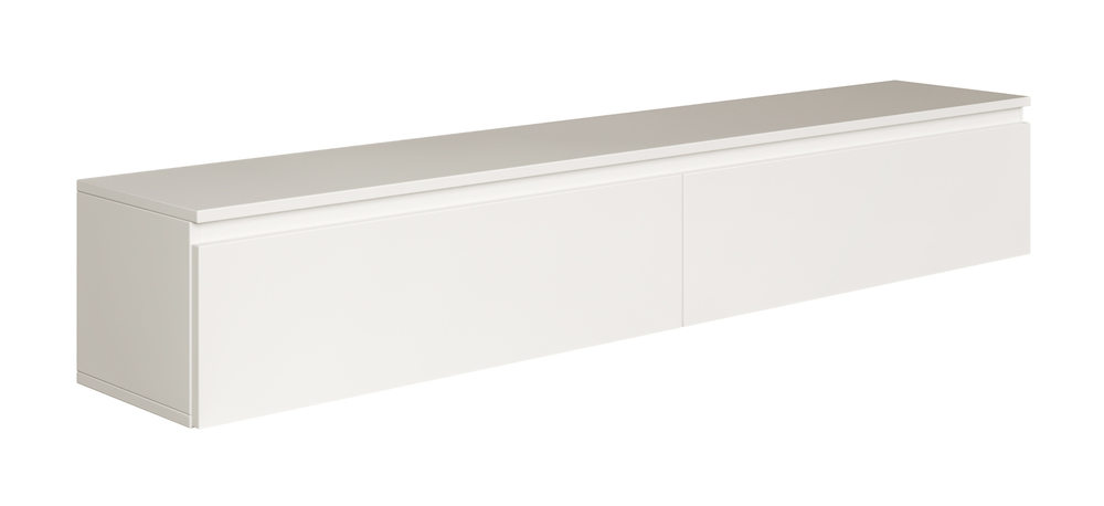 SELSEY Szafka RTV Bemmi wisząca 175 cm biały