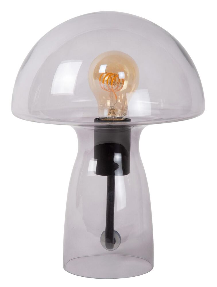 SELSEY Lampa stołowa Fungo szara