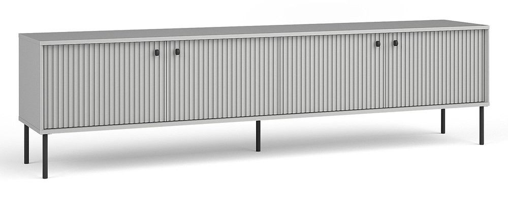 SELSEY Szafka RTV Zeito czterodrzwiowa szara