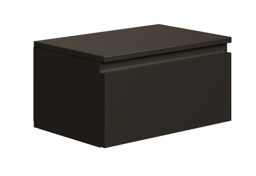 SELSEY Szafka nocna Bemmi wisząca 49 cm czarny