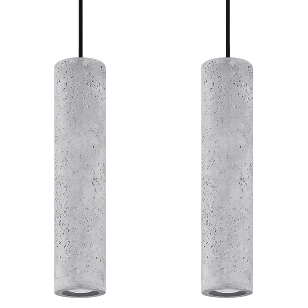 SELSEY Lampa wisząca Luvo 2 beton