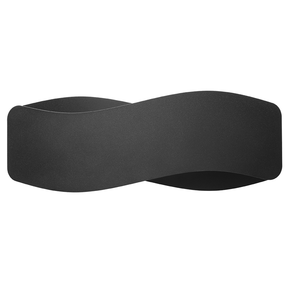 SELSEY Kinkiet ścienny Tellav 40 cm czarny