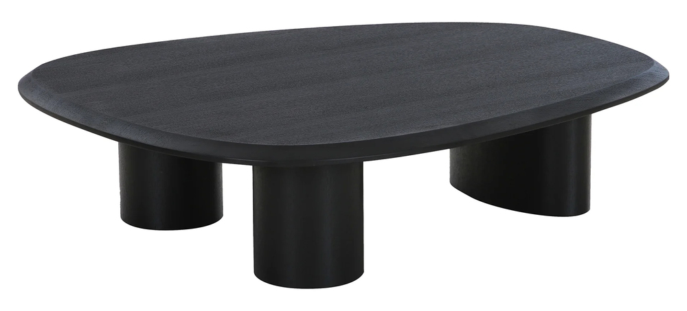 SELSEY Stolik kawowy Turition fornir jesionowy czarny