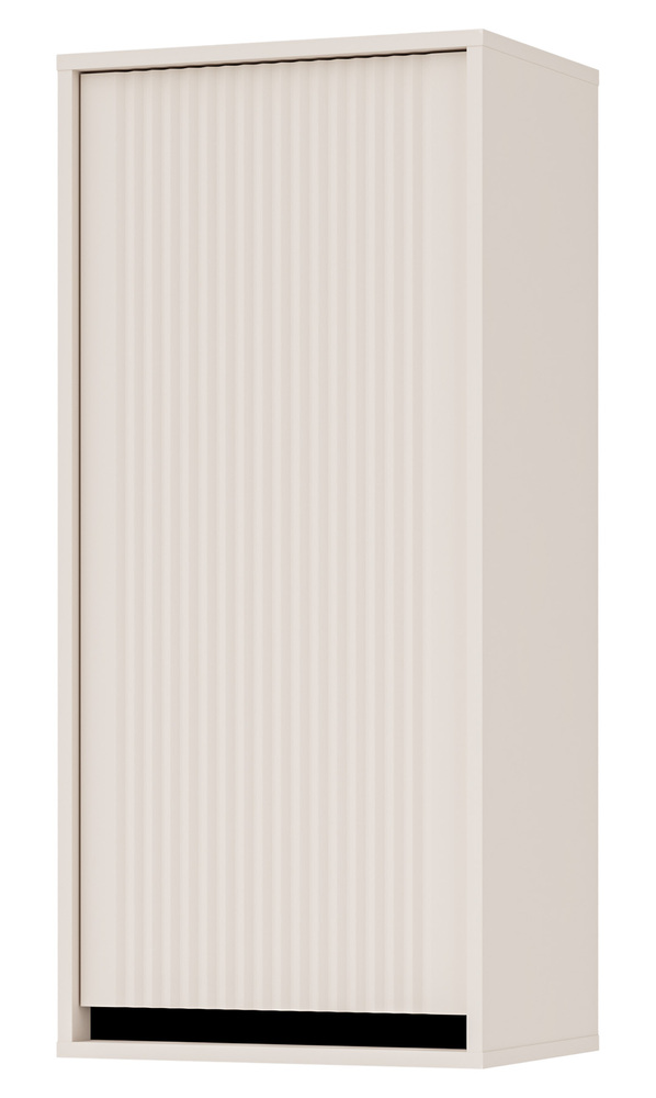 SELSEY Szafka wisząca Osaka z ryflowanym frontem 46 cm beż piaskowy