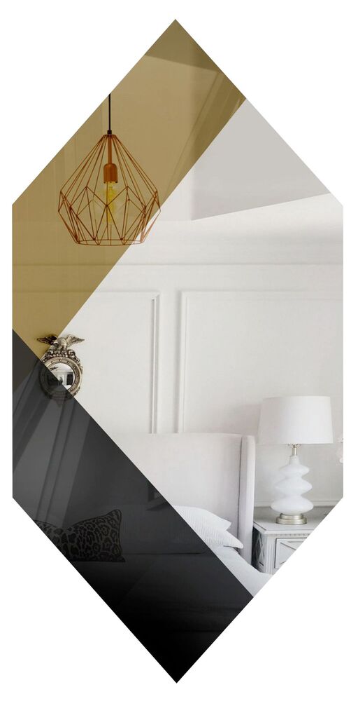 SELSEY Lustro ścienne Madam 100x50 cm czarno-złote